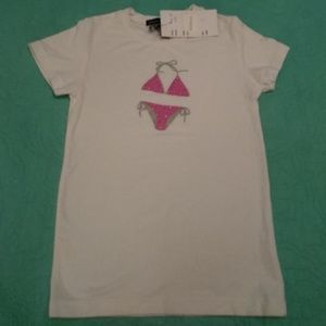 Girls Tee by Flowers by Zoe Crystal Bikini